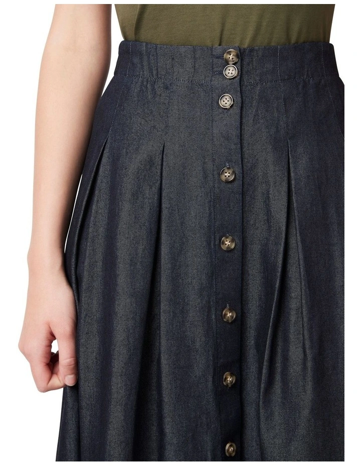 Tessa Tencel Pleated Skirt image 4
