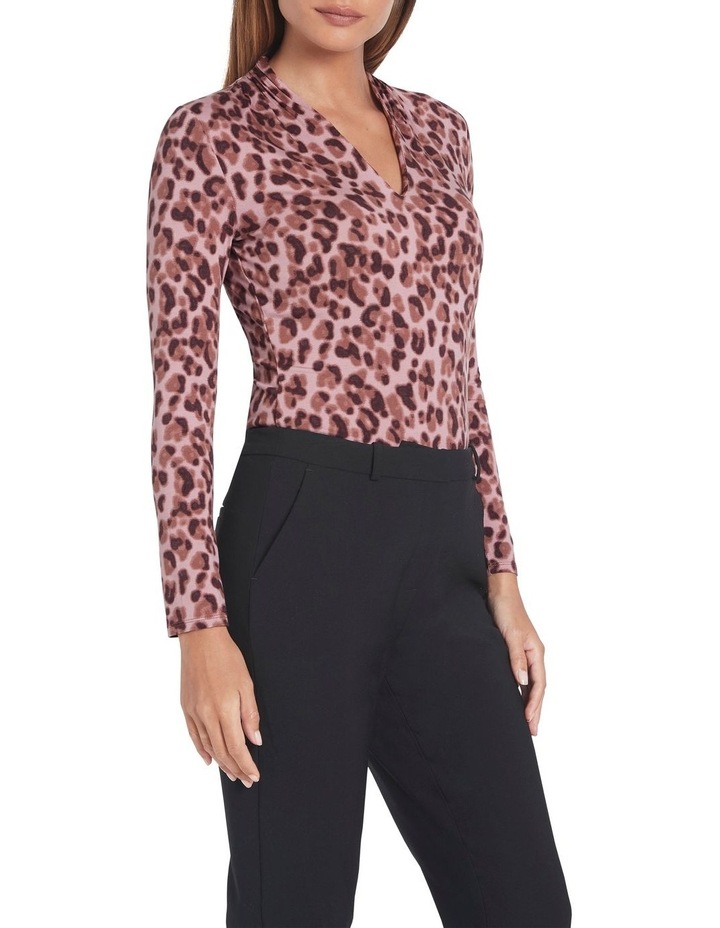 short sleeve leopard blouse