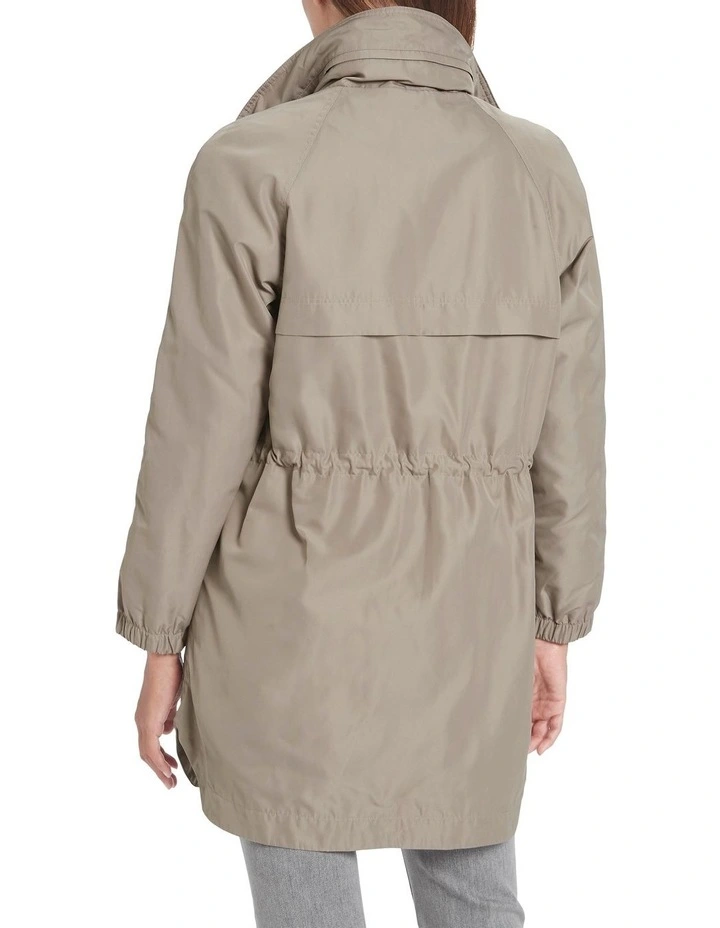 Longline Windbreaker Jacket Ammonite image 3