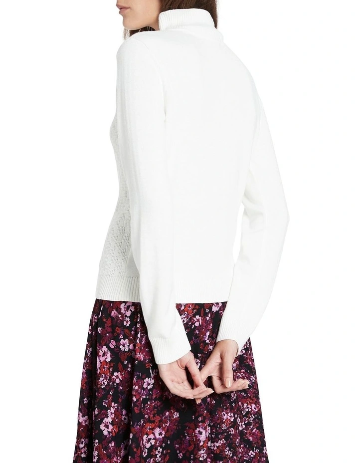 Gillian Stitch Knit Ivory image 3