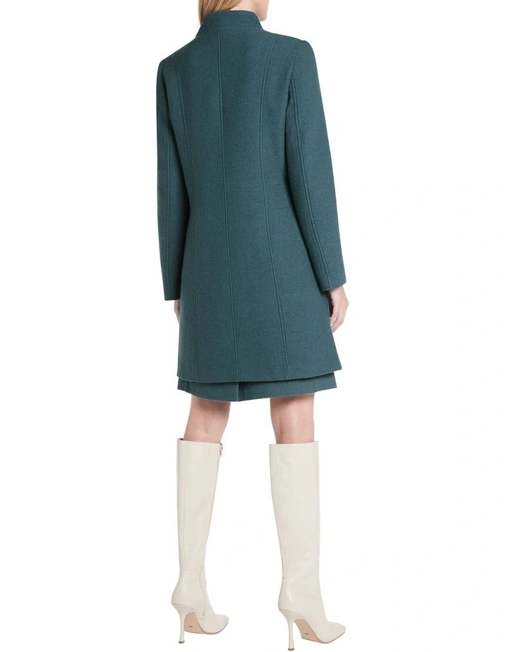 Madison Felted Wool Coat Light Peacock image 3