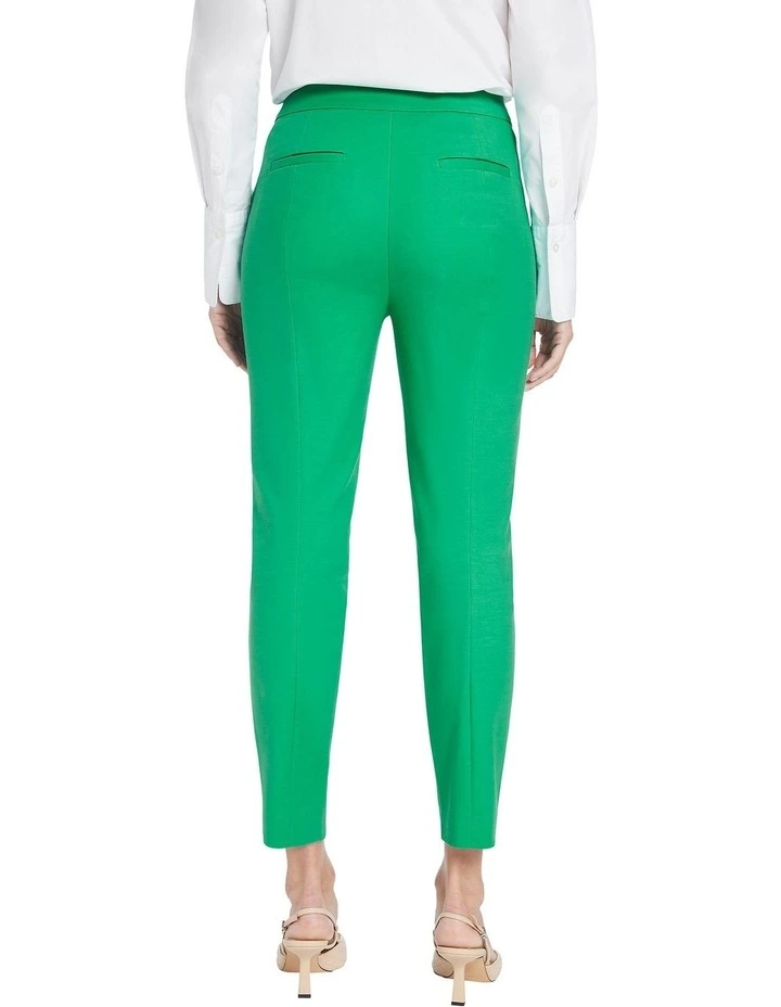 Sarah Compact Cotton Pant in Apple image 3
