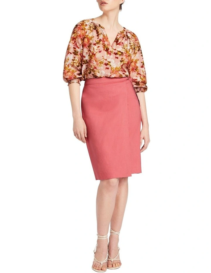 Kodi Silk Cotton Blouse In Multi image 2