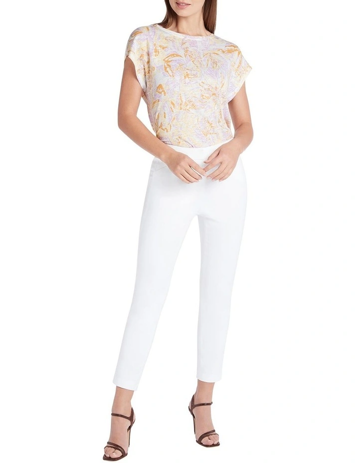 Philys Linen Tee in Multi image 2