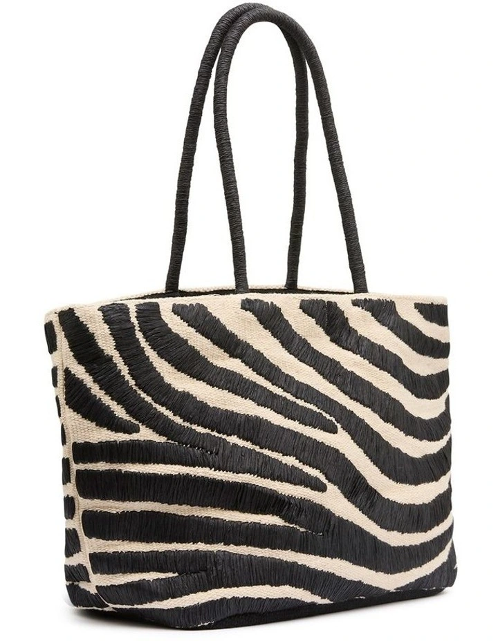 Martie Woven Bag in Black Multi image 2