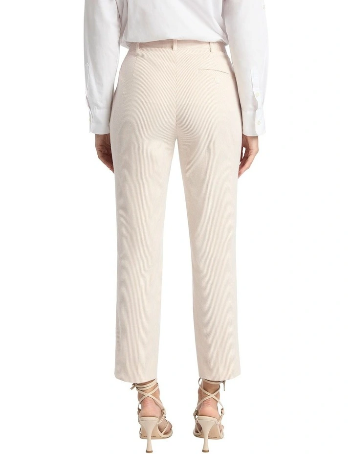 Lila Stripe Pant in Beige image 3