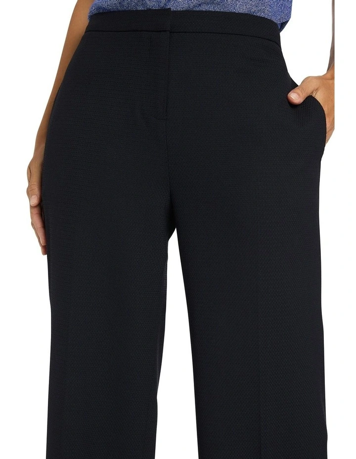 Pecky Wide Leg Pant in Black/Navy image 4