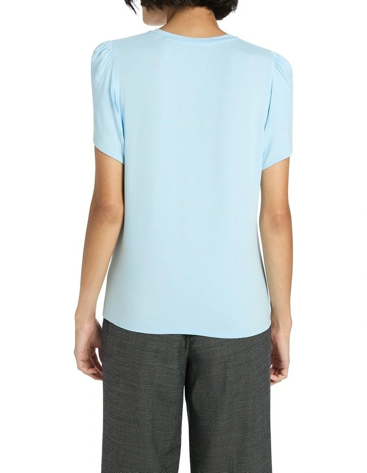 Bettie Jersey Top in Blue image 2