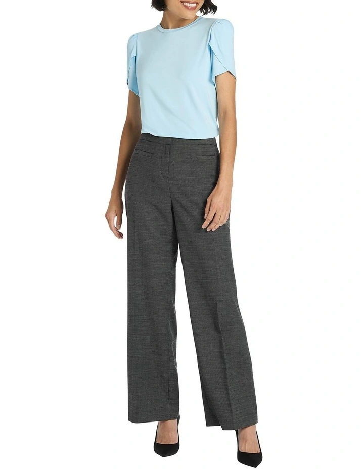 Bettie Jersey Top in Blue image 4