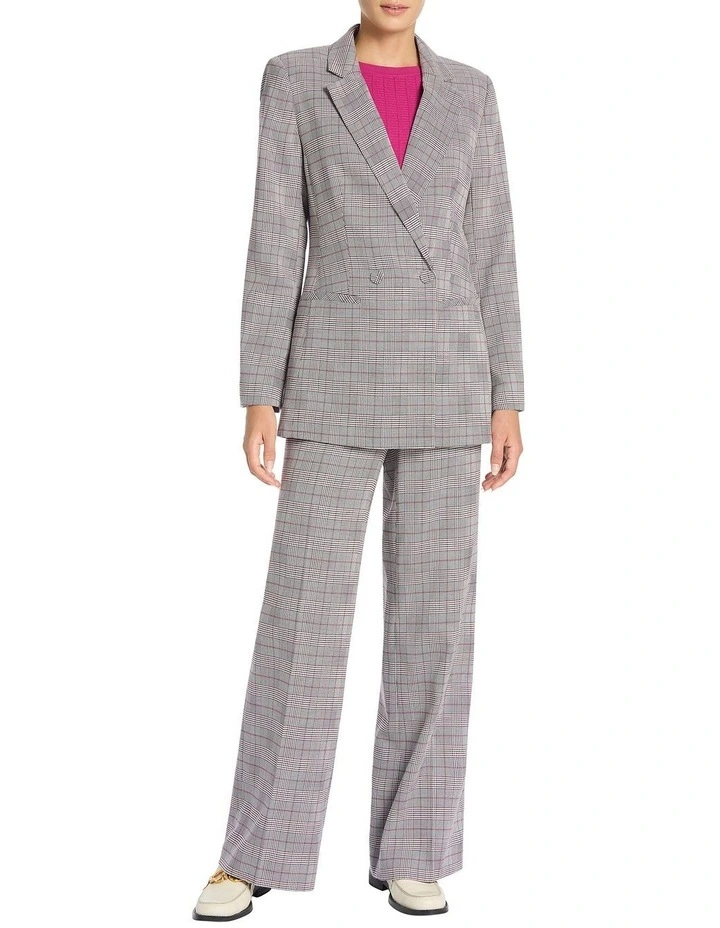 Mercier Longline Blazer in Grey Multi image 2