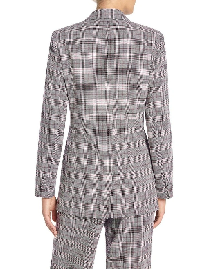 Mercier Longline Blazer in Grey Multi image 4
