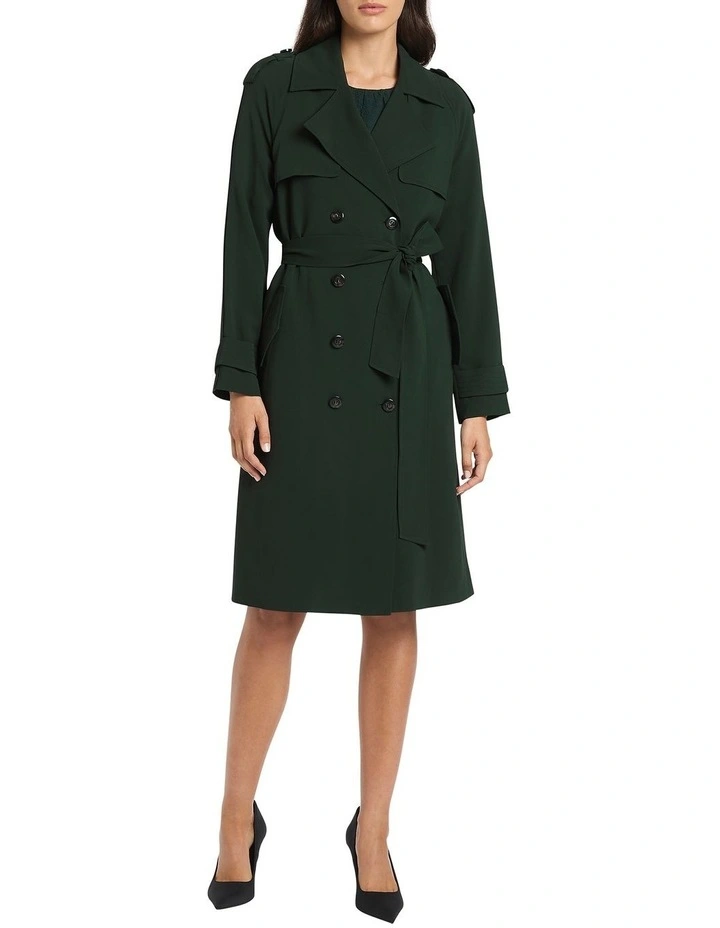 Peyton Trench Coat in Multi image 1
