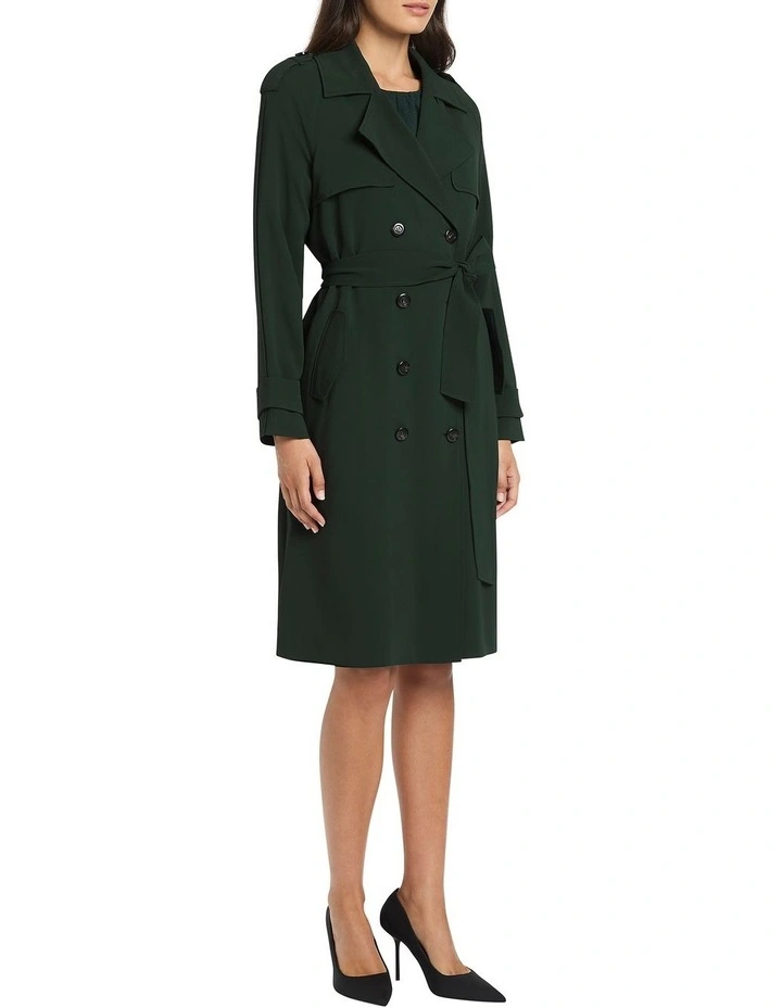 Peyton Trench Coat in Multi image 2