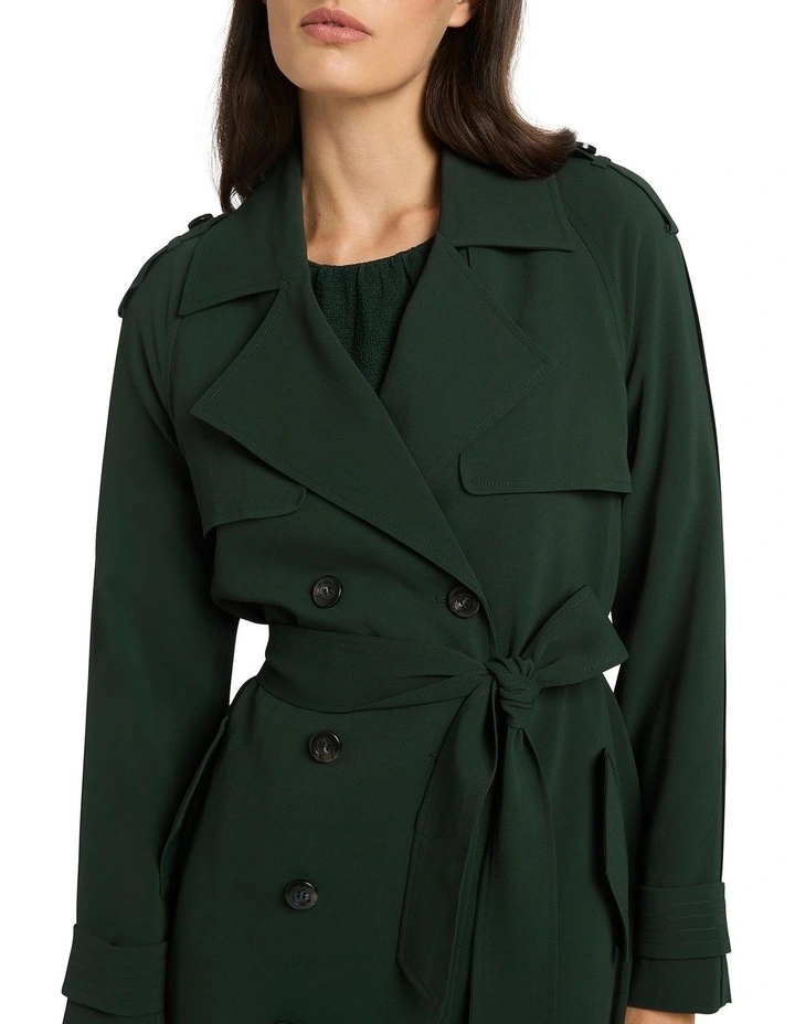 Peyton Trench Coat in Multi image 3
