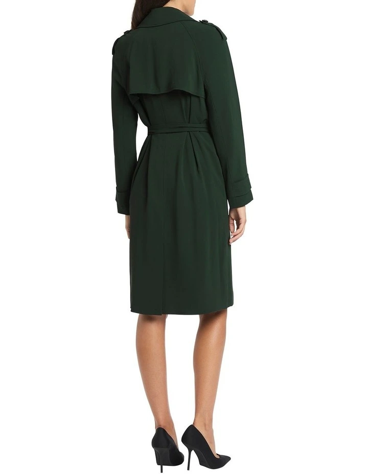 Peyton Trench Coat in Multi image 4