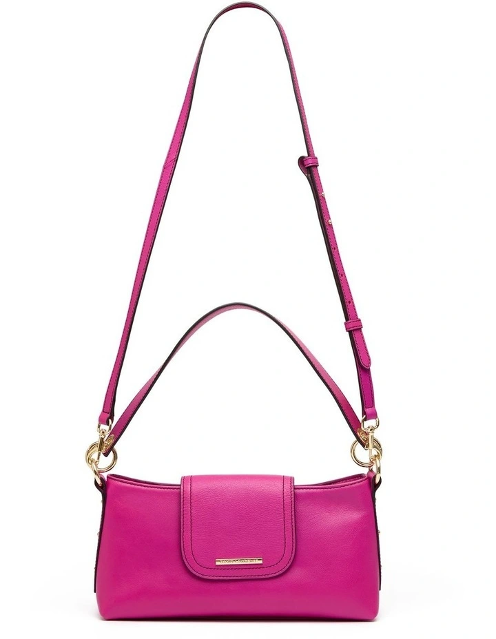 Matera Leather Shoulder Bag in Pink image 1