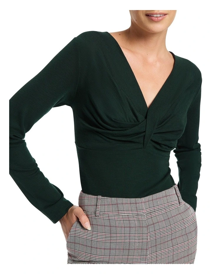 Claudie Babywool Top in Green image 3