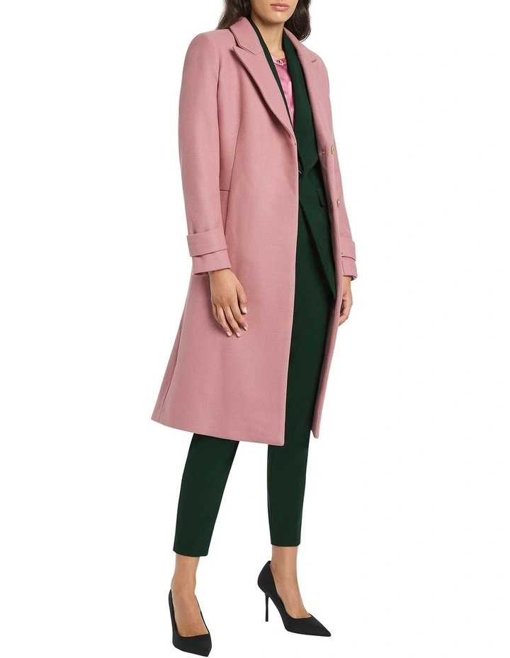Maelle Coat in Pink image 2