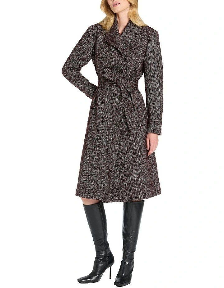 Alicent Wool Coat in Multi image 2