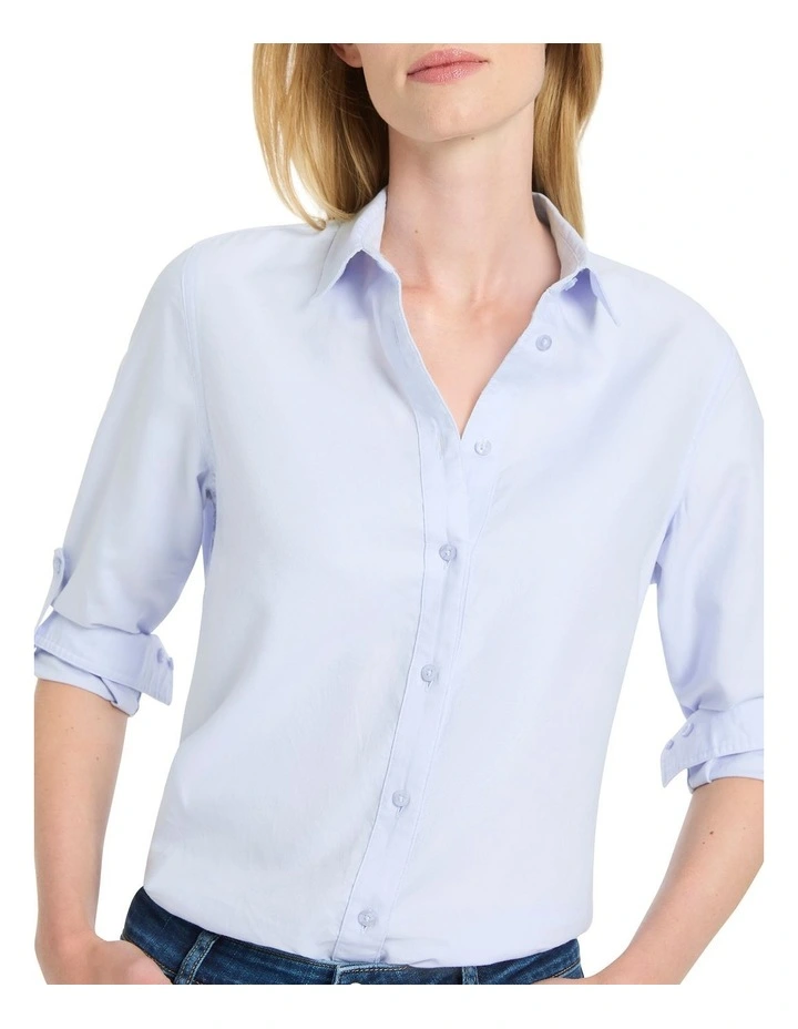Marie Oxford Shirt in Blue image 1
