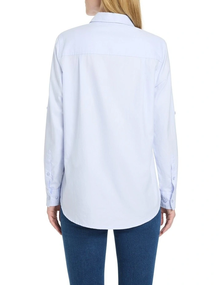 Marie Oxford Shirt in Blue image 4