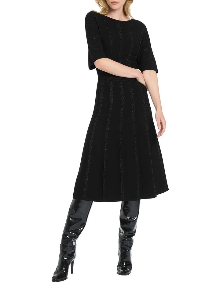 Copenhagen Knit Dress in Black image 1