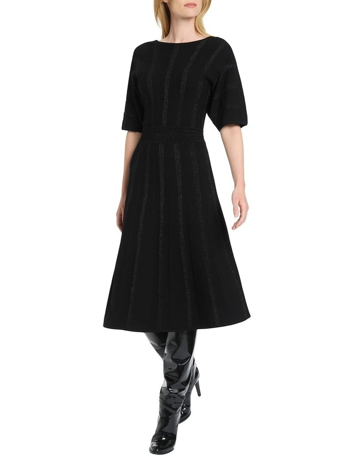 Copenhagen Knit Dress in Black image 2
