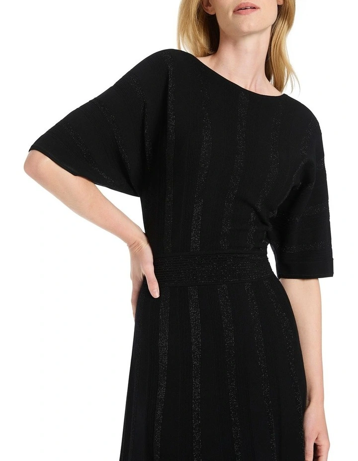 Copenhagen Knit Dress in Black image 3