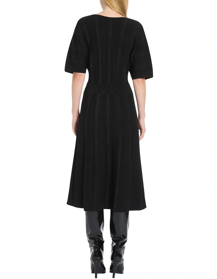 Copenhagen Knit Dress in Black image 4