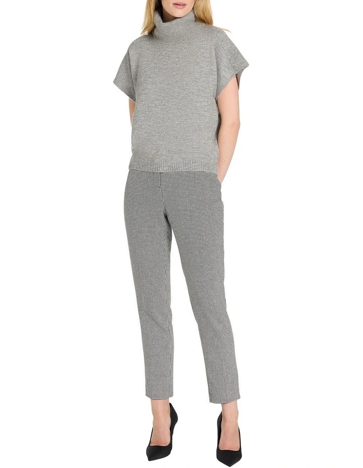 Cortese Roll Neck Knit in Grey Marle image 2