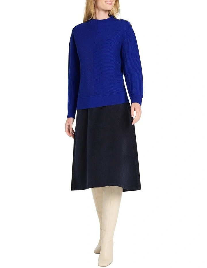 Odessa Merino Knit in Blue image 2