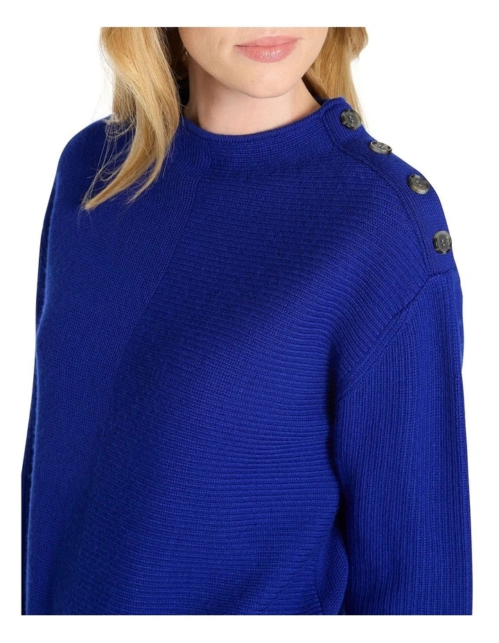 Odessa Merino Knit in Blue image 3