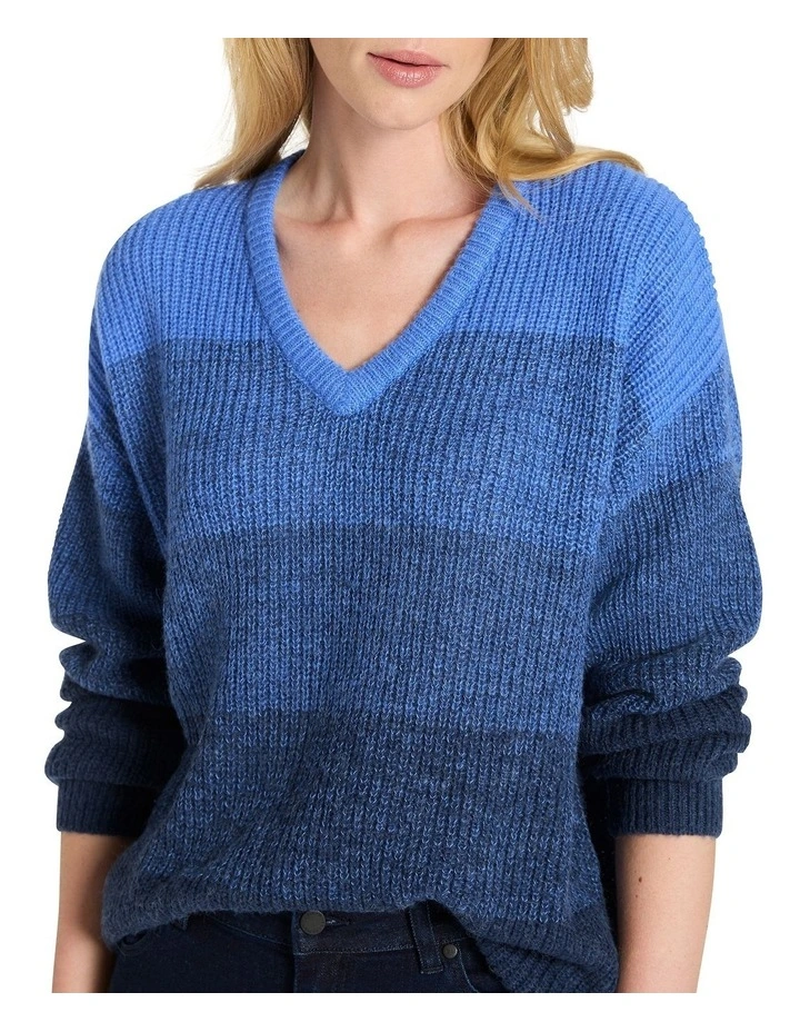Roan Ombre Knit in BlueMulti image 1