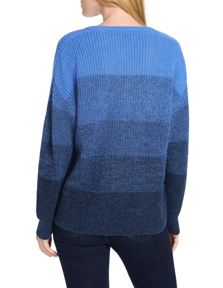 Roan Ombre Knit in BlueMulti image 4