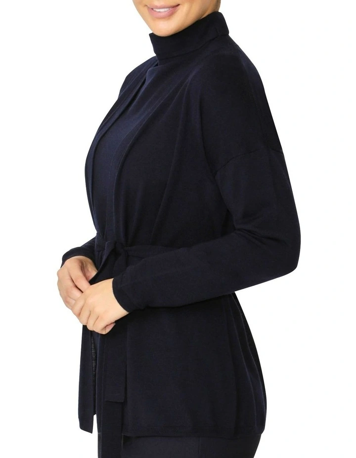 Blair Turtleneck Sweater in Dark Navy image 4