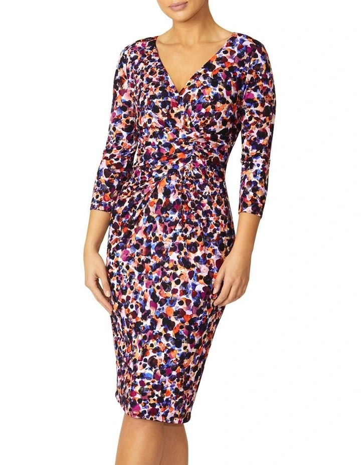Emelynn Pebbles Jersey Dress in Assorted image 2