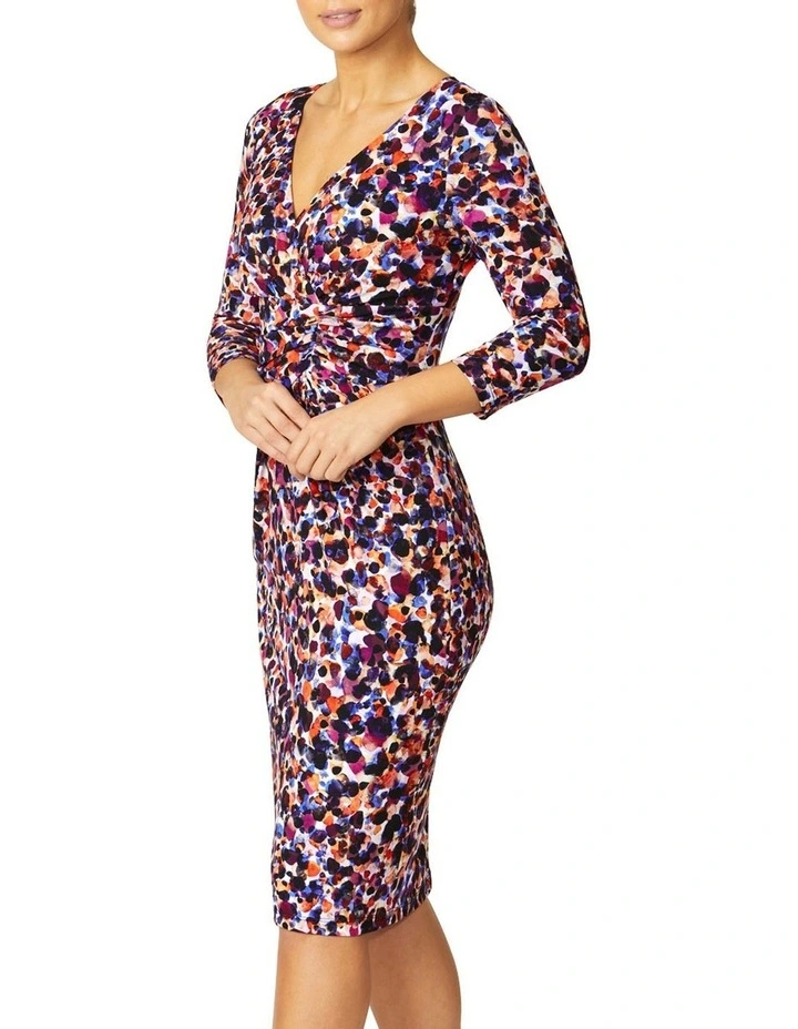 Emelynn Pebbles Jersey Dress in Assorted image 3