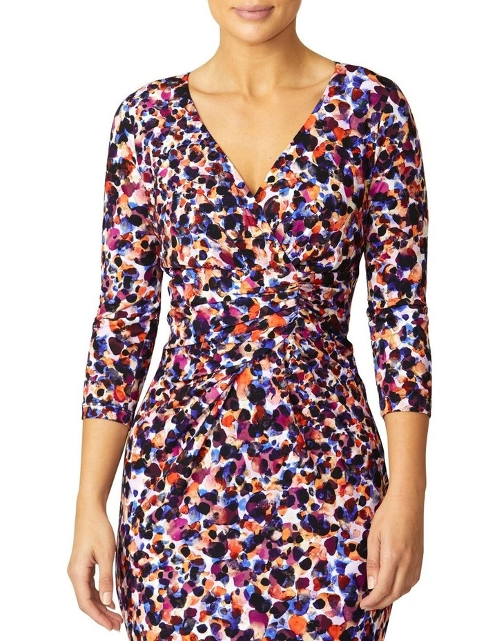 Emelynn Pebbles Jersey Dress in Assorted image 4