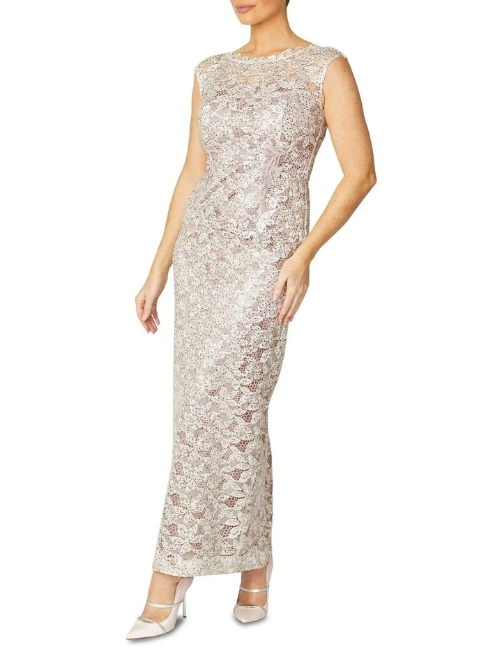 Venetia Gown in Pearl image 1