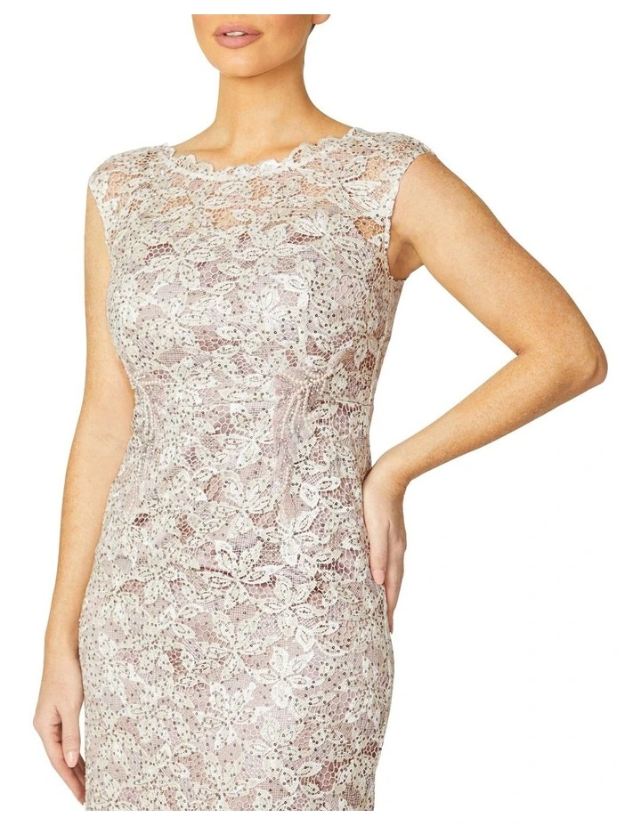 Venetia Gown in Pearl image 3