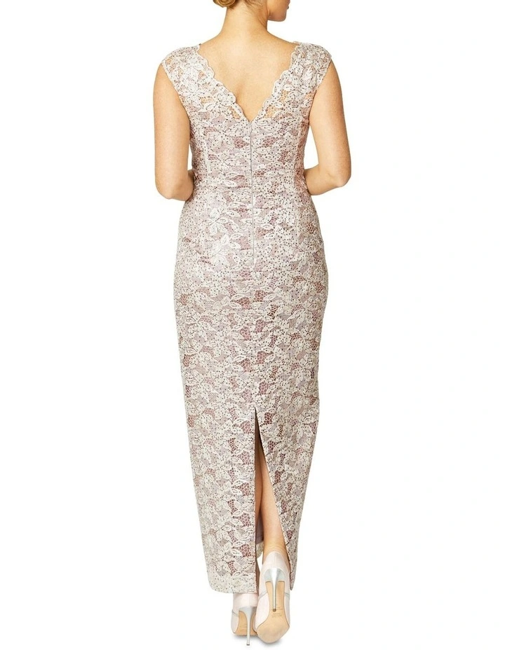 Venetia Gown in Pearl image 5