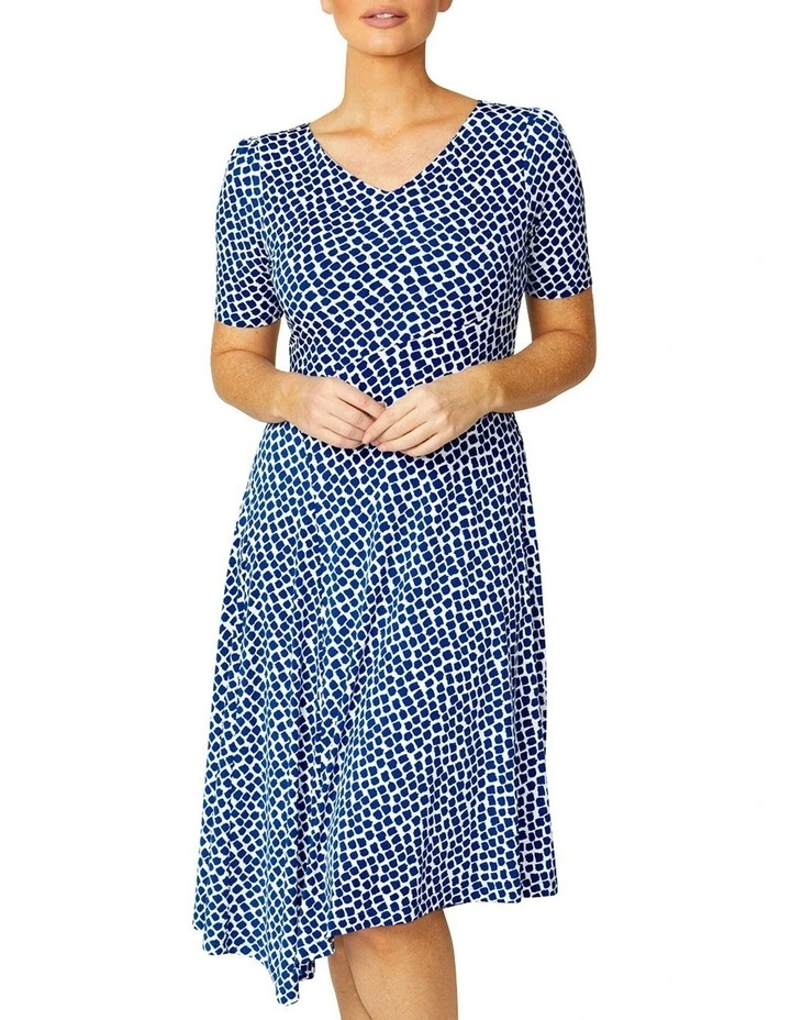 Francesca Dress in Cobalt image 2