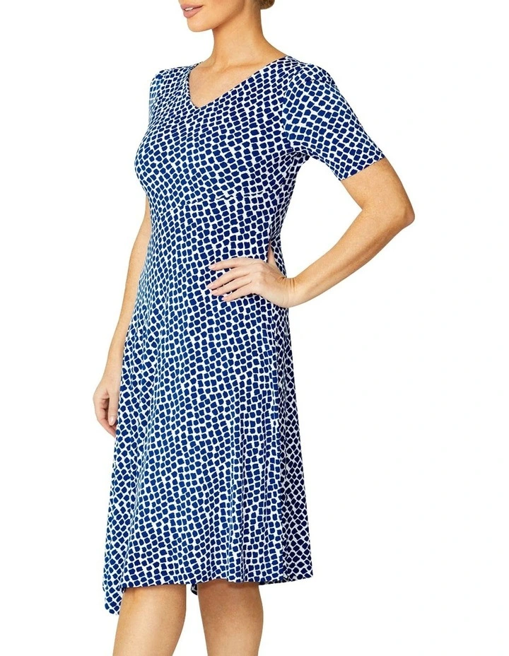 Francesca Dress in Cobalt image 3