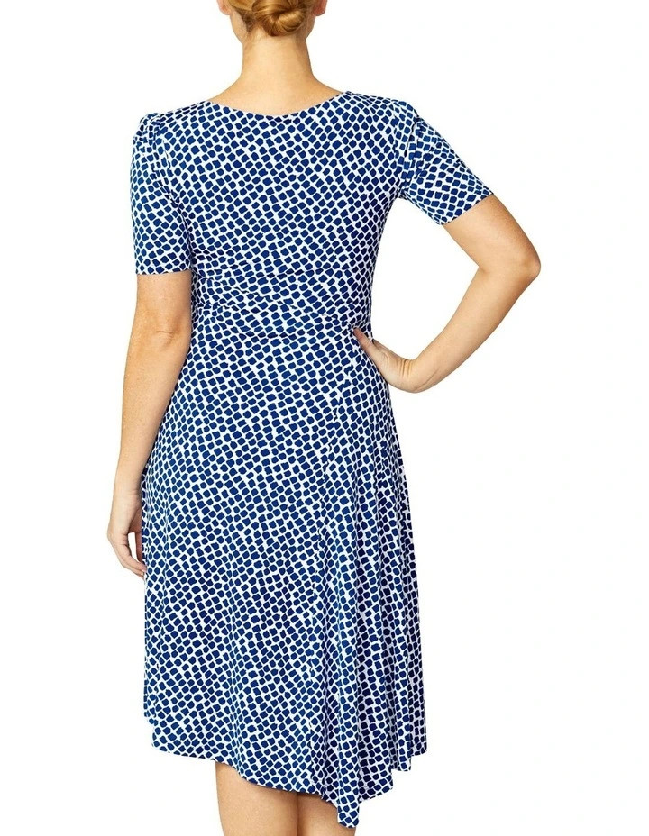 Francesca Dress in Cobalt image 5