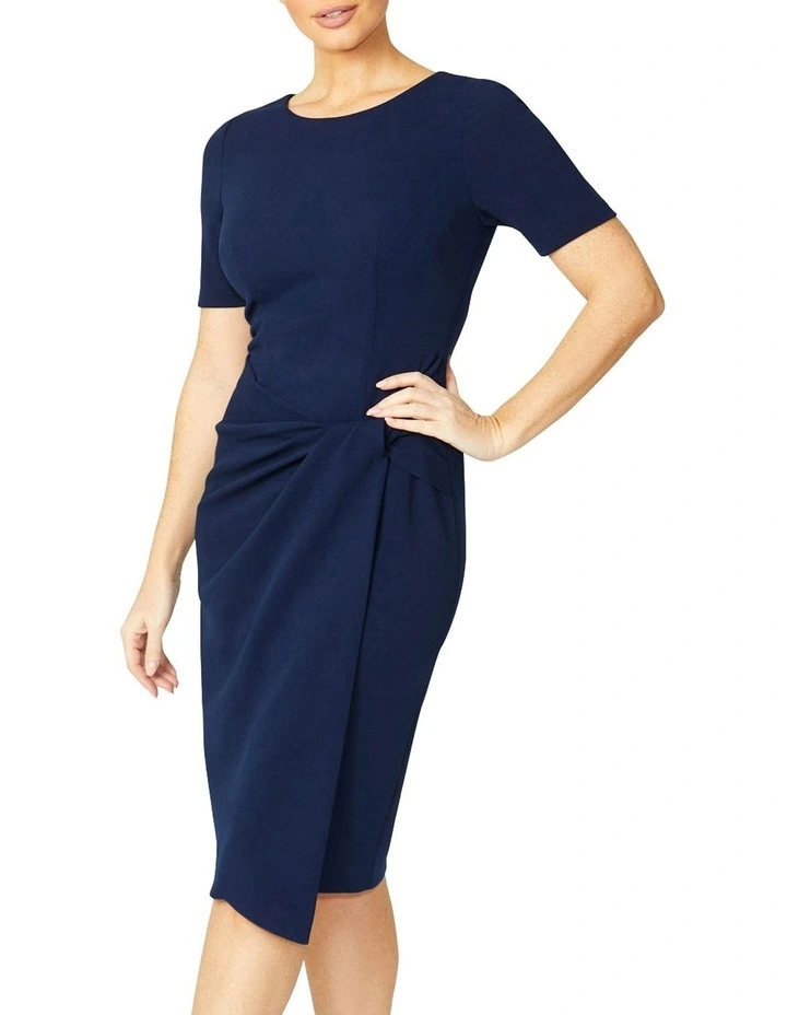 Harper Sapphire Dress in Navy image 1