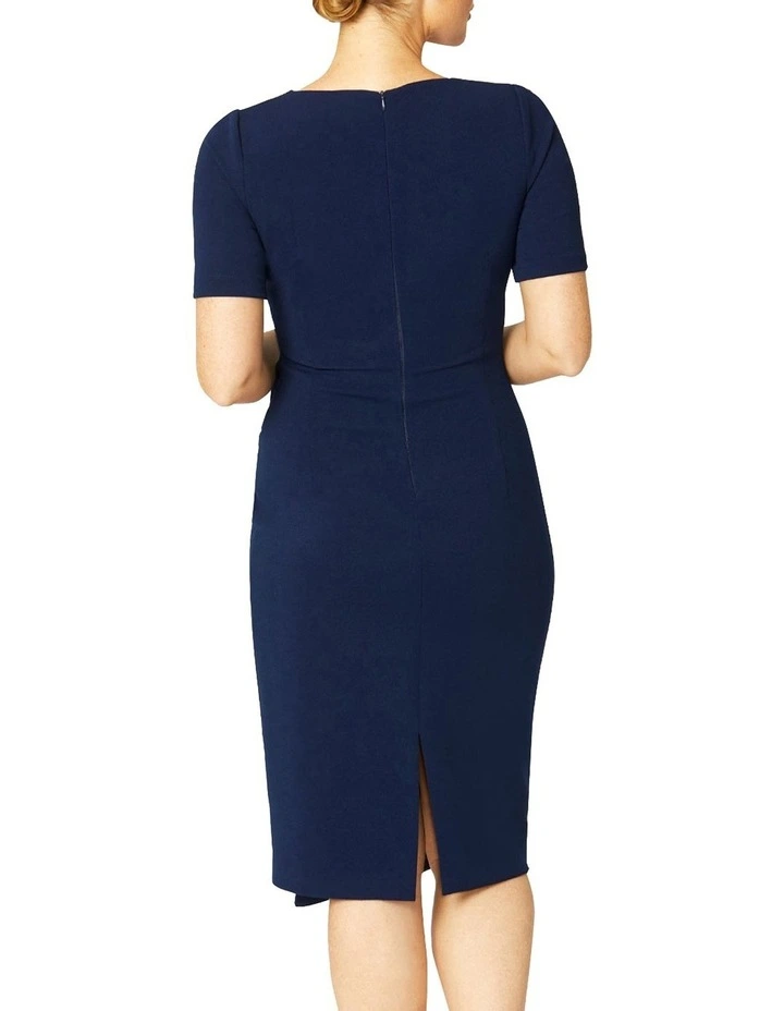 Harper Sapphire Dress in Navy image 5