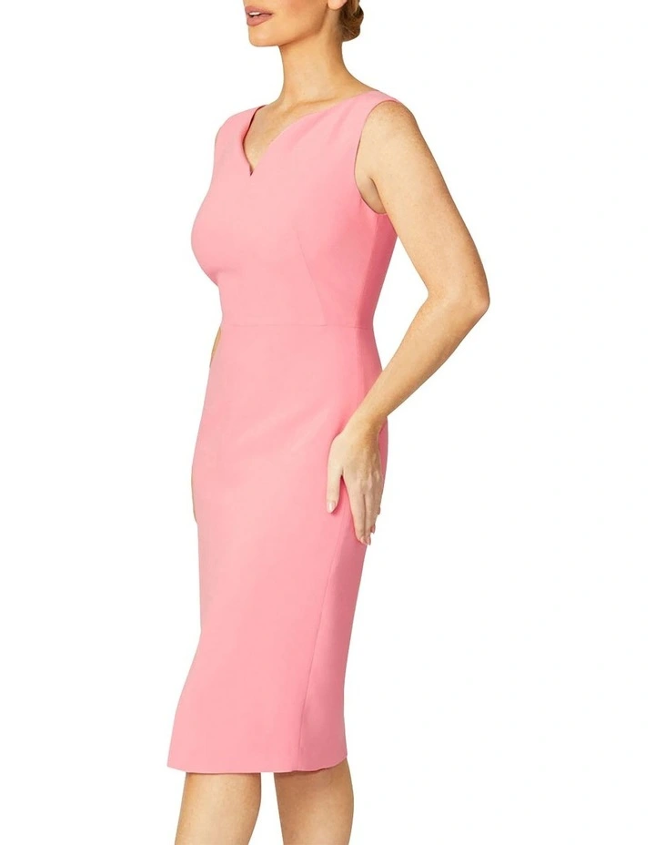 Chantelle Geranium Shift Dress in Pink image 3