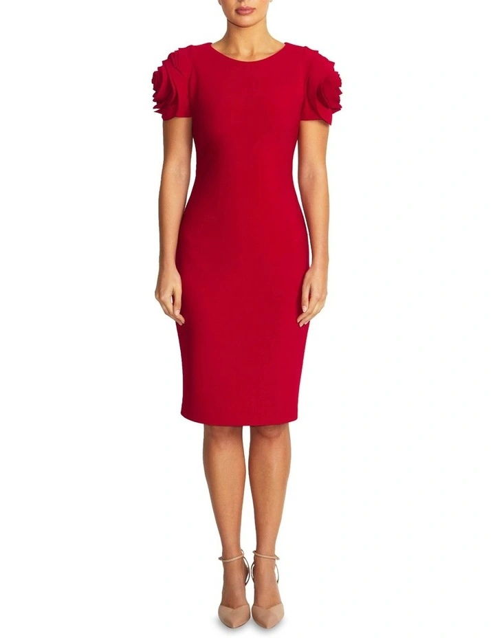 Thea Dress in Red image 1