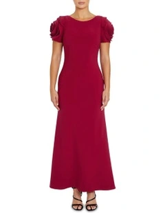 Thea Gown in Ruby