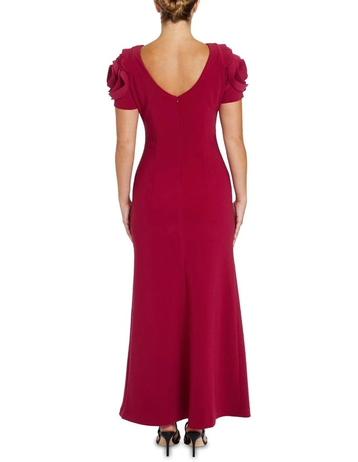 Thea Gown in Ruby image 2